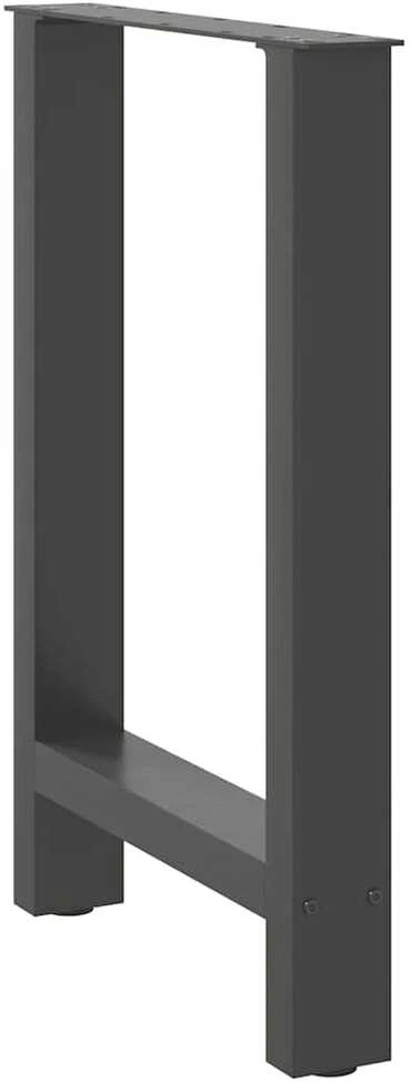 Kavos staliuko kojelės, antracito, 2 vnt., 60x(72-73)cm