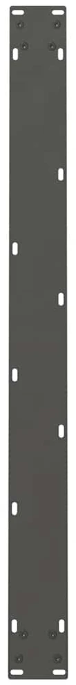 Valgomojo stalo kojos, antracito spalvos, 2 vnt., 90x(72-73) cm, plienas