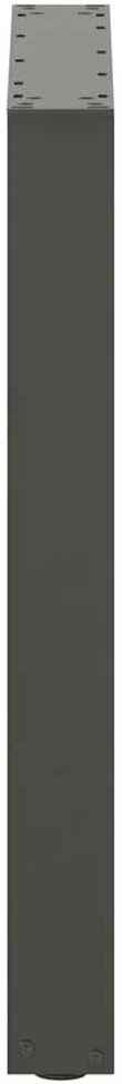 Valgomojo stalo kojos, U formos, 2 vnt., antracito spalvos, 60x(72-73) cm, plienas