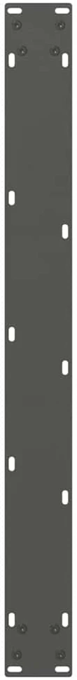Valgomojo stalo kojos, V formos, 2 vnt., antracito spalvos, 100x(72-73,3) cm, plienas