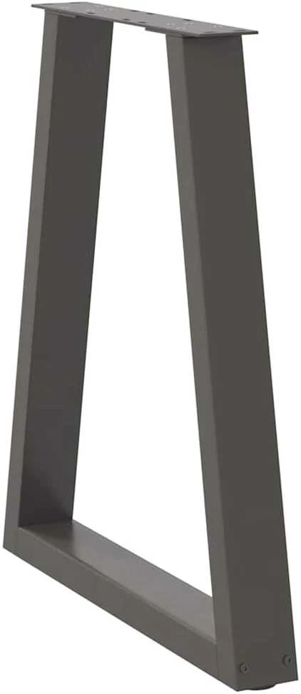 Kavos staliuko kojelės, 2 vnt., antracito, 50x(72-73)cm