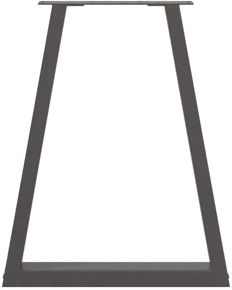 Kavos staliuko kojelės, 2 vnt., antracito, 50x(72-73)cm