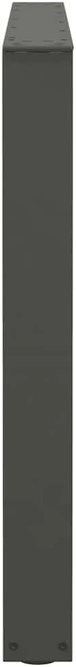 Valgomojo stalo kojos, V formos, 2 vnt., antracito spalvos, 100x(72-73,3) cm, plienas