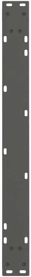 Valgomojo stalo kojos, V formos, 2 vnt., antracito spalvos, 90x(72-73,3) cm, plienas