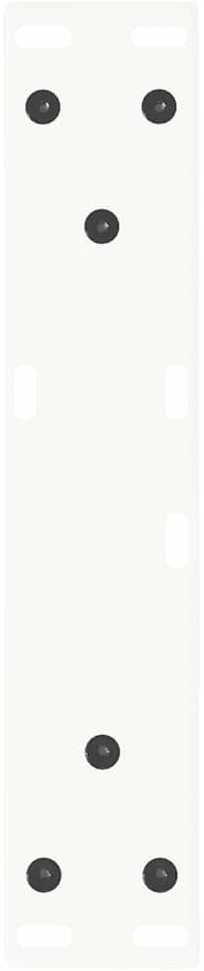 Kavos staliuko kojelės, V formos, 2 vnt., baltos, 40x(30-31,3) cm, plienas
