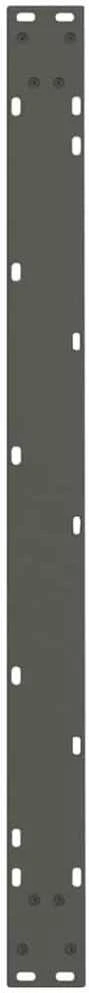 Valgomojo stalo kojos, V formos, 3 vnt., antracito spalvos, 100x(72-73,3) cm, plienas