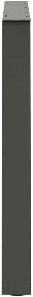 Valgomojo stalo kojos, 3 vnt., antracito spalvos, 90x(72-73,3) cm, plienas