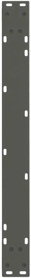 Valgomojo stalo kojos, 3 vnt., antracito spalvos, 80x(72-73,3) cm, plienas, V formos