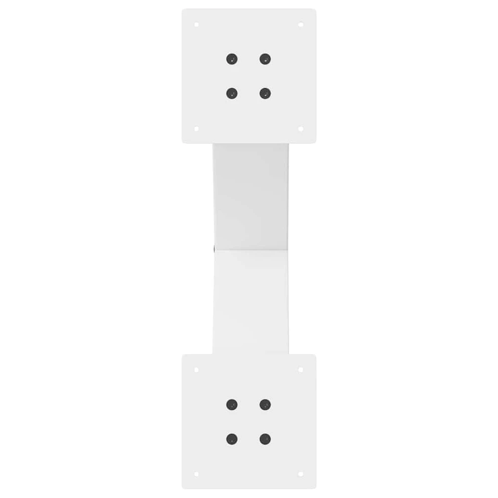 Valgomojo stalo kojos, X formos, 2 vnt., baltos, 50x(72-73) cm, plienas