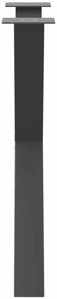 Valgomojo stalo kojelės, X formos, 2 vnt., 70x(72-73) cm