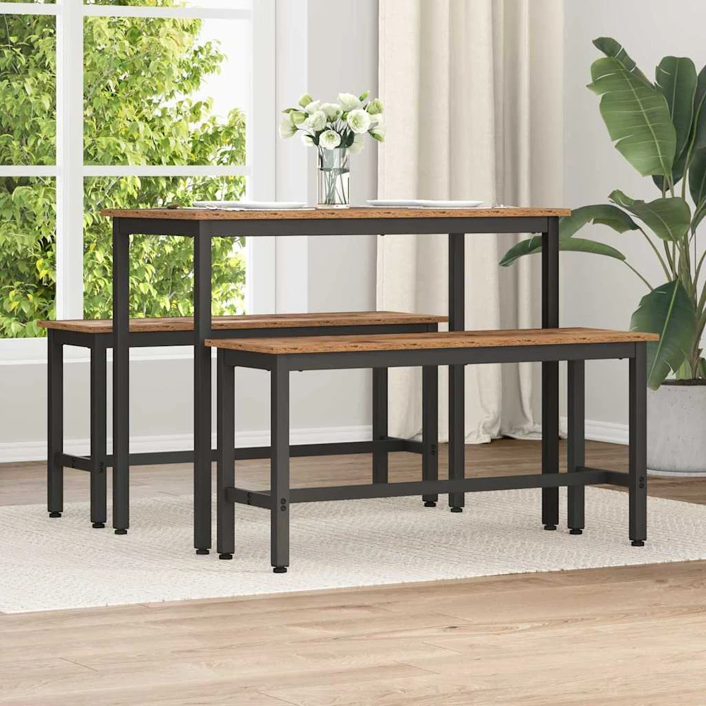 Valgomojo suolas 100 x 32,5 x 48,5 cm 2 vnt.