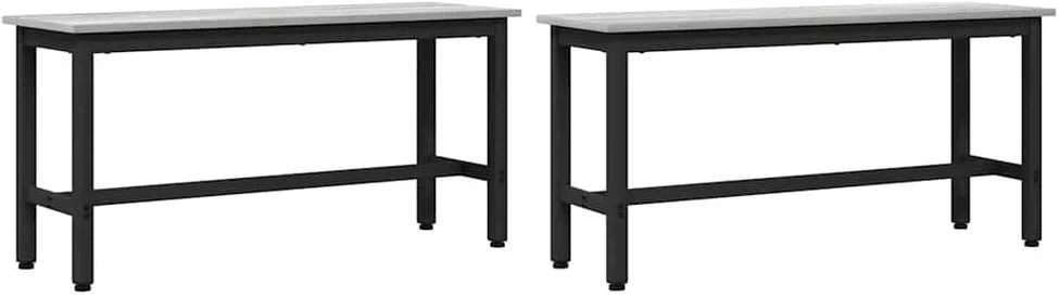 Valgomojo suolas 100 x 32,5 x 48,5 cm 2 vnt.
