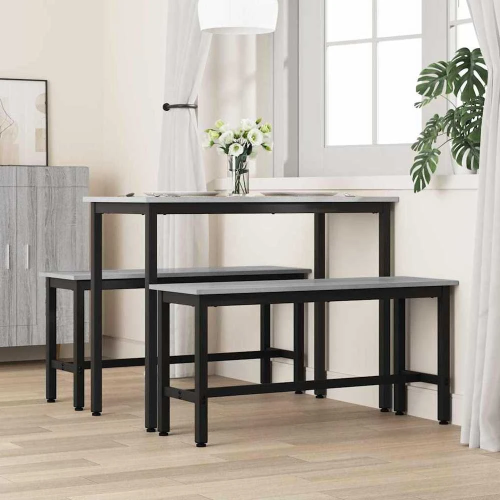 Valgomojo suolas 100 x 32,5 x 48,5 cm 2 vnt.