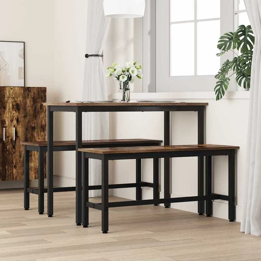 Valgomojo suolas 100 x 32,5 x 48,5 cm 2 vnt.