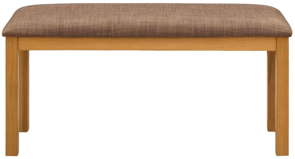 Valgomojo suolas 95 x 32 x 45 cm Kietas ąžuolo medis Pilka