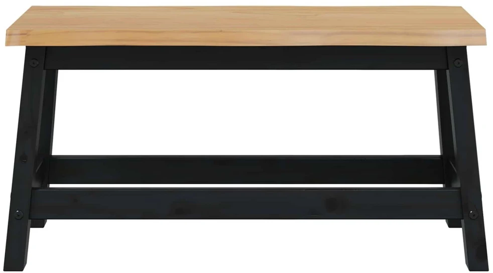 Valgomojo suolas EKAI Juoda 91,5 x 29 x 45,5 cm