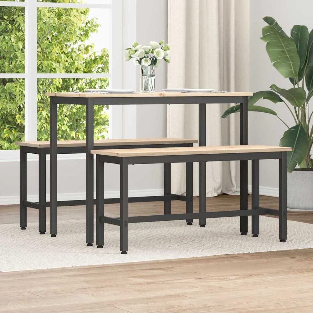 Valgomojo suolas Natūrali 100 x 32,5 x 49 cm