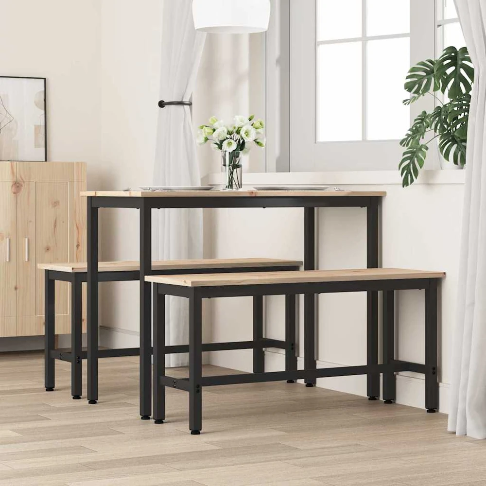 Valgomojo suolas Natūrali 100 x 32,5 x 49 cm