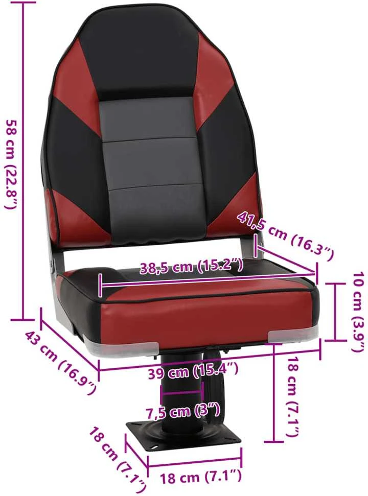 Valties sėdynė su koja su 360° pasukimo mechanizmu