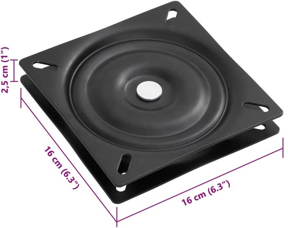 Valties sėdynės su kojomis su 360° pasukimo mechanizmais, 2vnt.