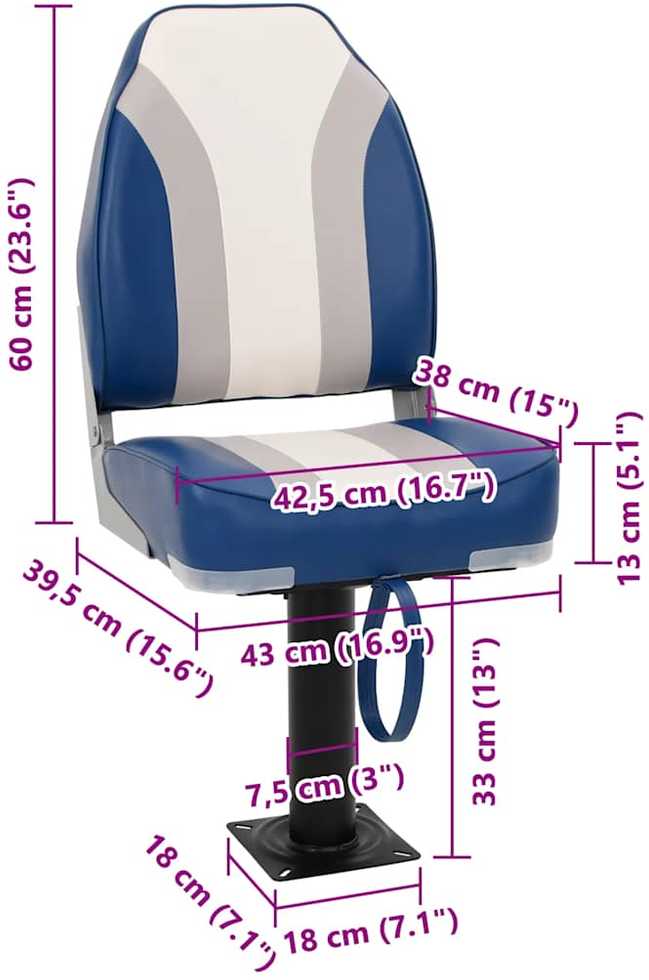 Valties sėdynės su kojomis su 360° pasukimo mechanizmais, 2vnt.