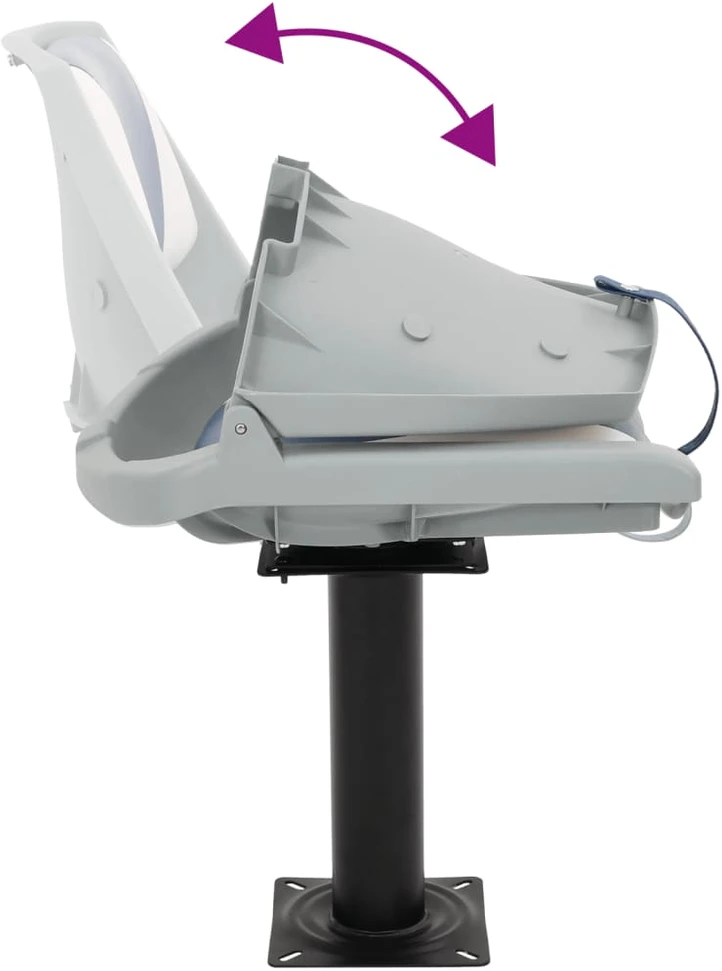Valties sėdynės su kojomis su 360° pasukimo mechanizmais, 2vnt.