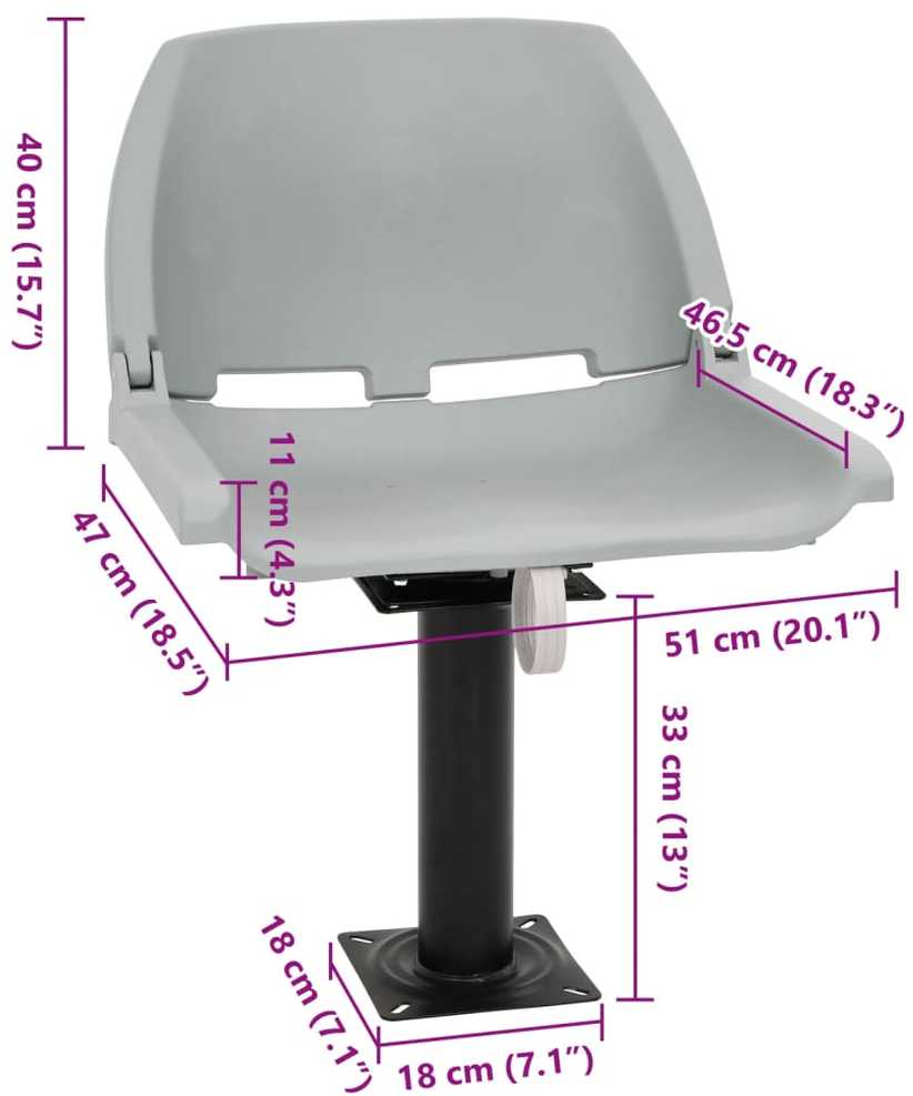 Valties sėdynės su kojomis su 360° pasukimo mechanizmais, 2vnt.