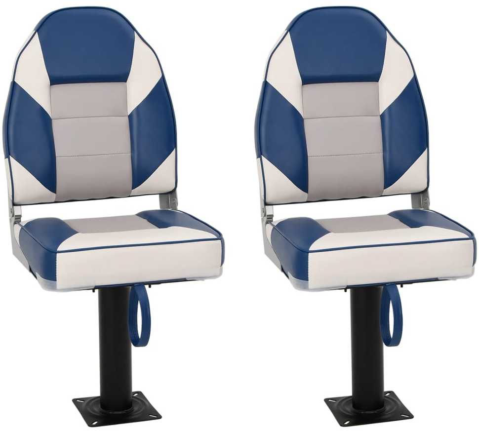Valties sėdynės su kojomis su 360° pasukimo mechanizmais, 2vnt.