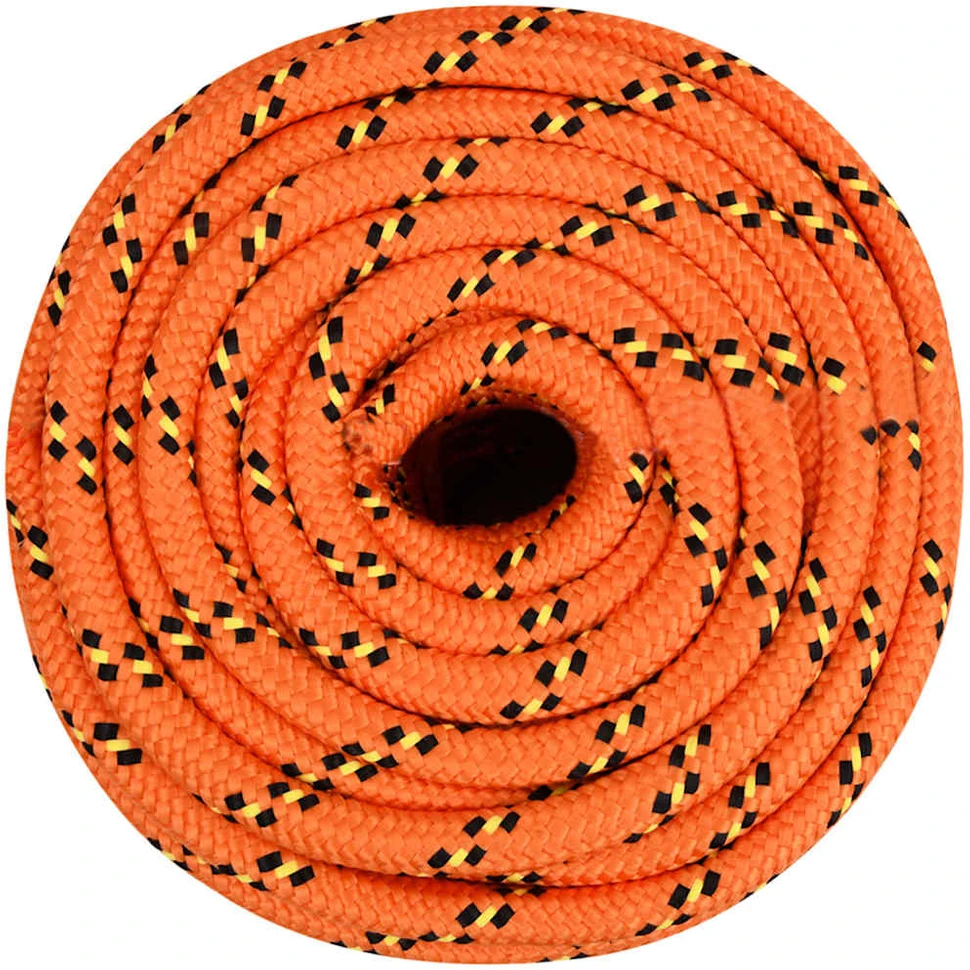 Valties virvė, oranžinės spalvos, 18mm, 50m, polipropilenas