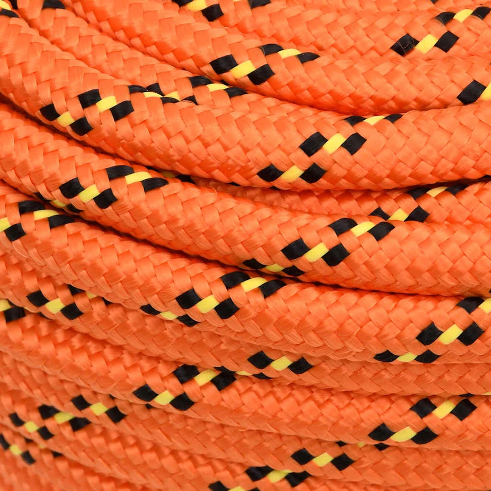 Valties virvė, oranžinės spalvos, 18mm, 50m, polipropilenas