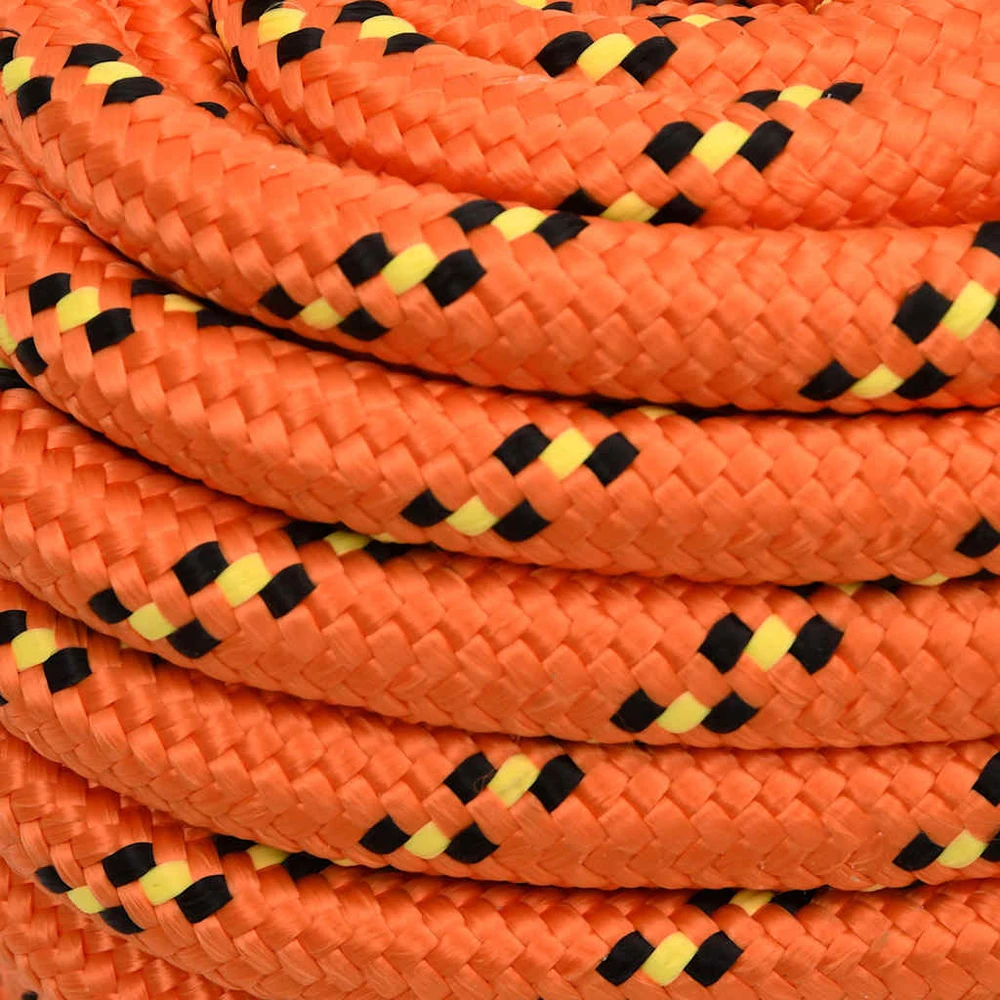 Valties virvė, oranžinės spalvos, 20mm, 25m, polipropilenas