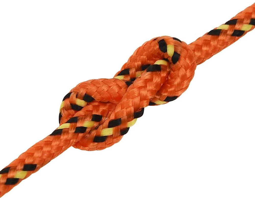 Valties virvė, oranžinės spalvos, 4mm, 25m, polipropilenas