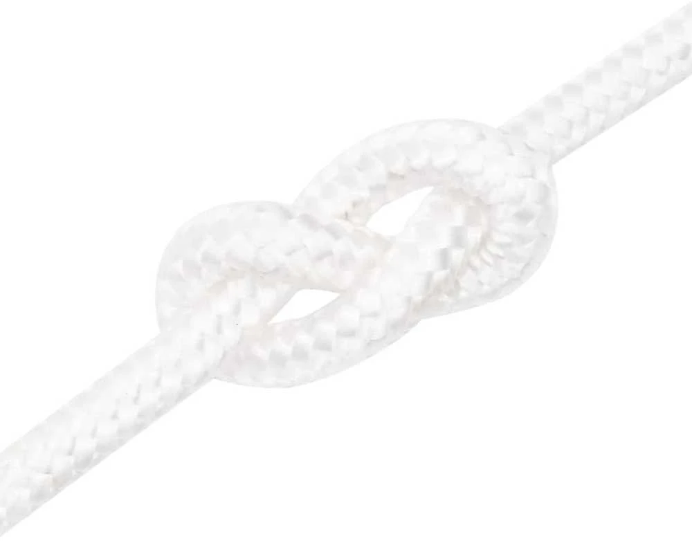 Valties virvė, visiškai balta, 12mm, 250m, polipropilenas