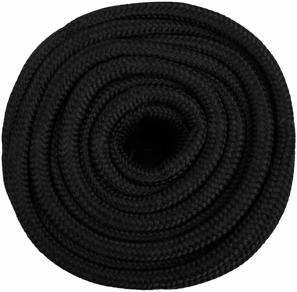 Valties virvė, visiškai juoda, 18mm, 100m, polipropilenas