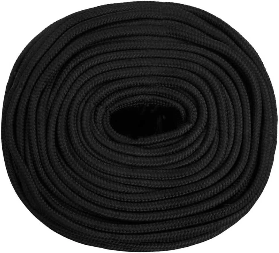 Valties virvė, visiškai juoda, 8mm, 100m, polipropilenas