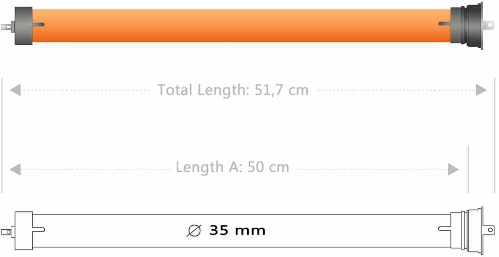 Vamzdiniai varikliai, 2vnt., 10 Nm (2x144000)