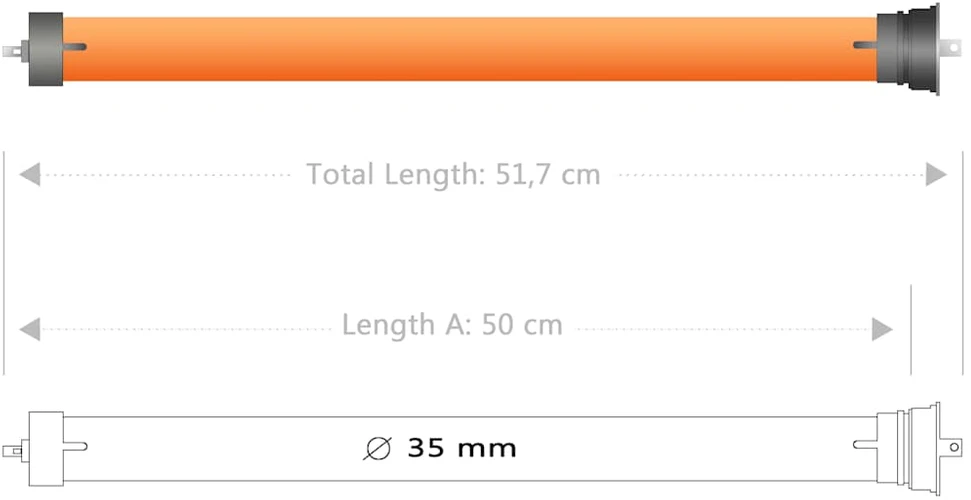 Vamzdiniai varikliai, 5vnt., 10 Nm (5x144000)