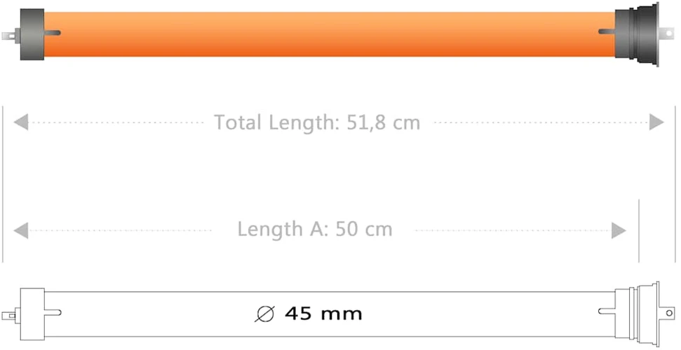 Vamzdiniai varikliai, 7vnt., 30 Nm (144006x7)
