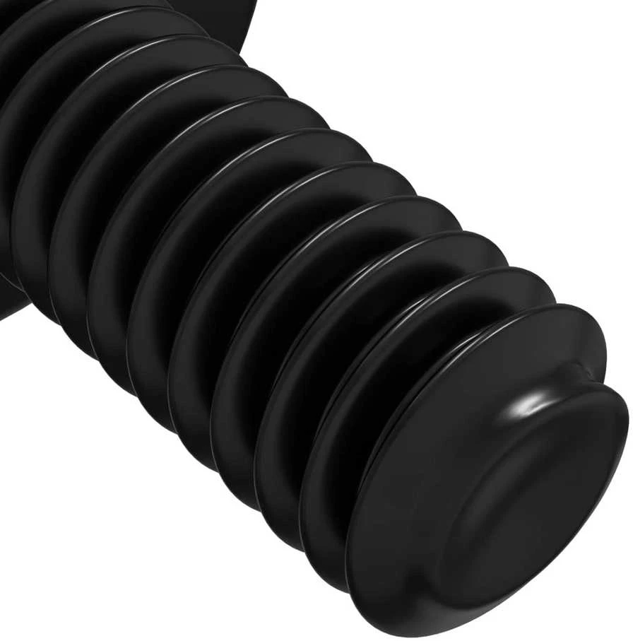 Vamzdiniai varžtai 12 vnt. Juoda M4 x 10 mm Geležis