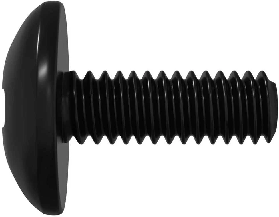 Vamzdiniai varžtai 2 vnt. Juoda M4 x 10 mm Plienas