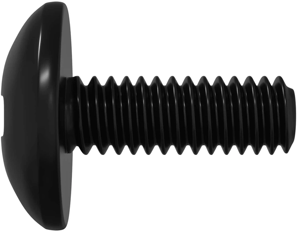 Vamzdiniai varžtai 2 vnt. Juoda M4 x 10 mm Plienas