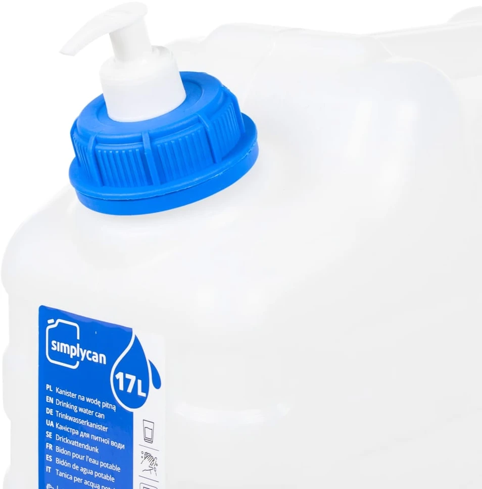 Vandens talpa su čiaupu ir muilo dozatoriumi, 15l, plastikas