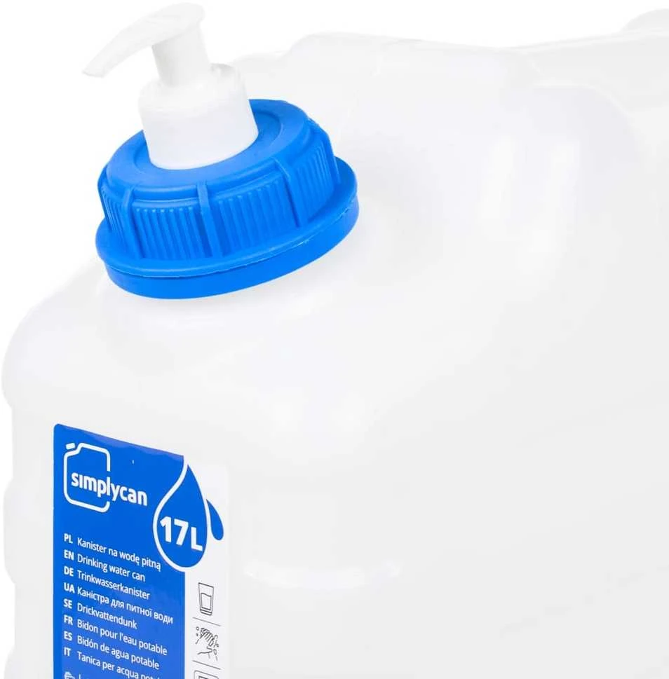 Vandens talpa su čiaupu ir muilo dozatoriumi, 15l, plastikas