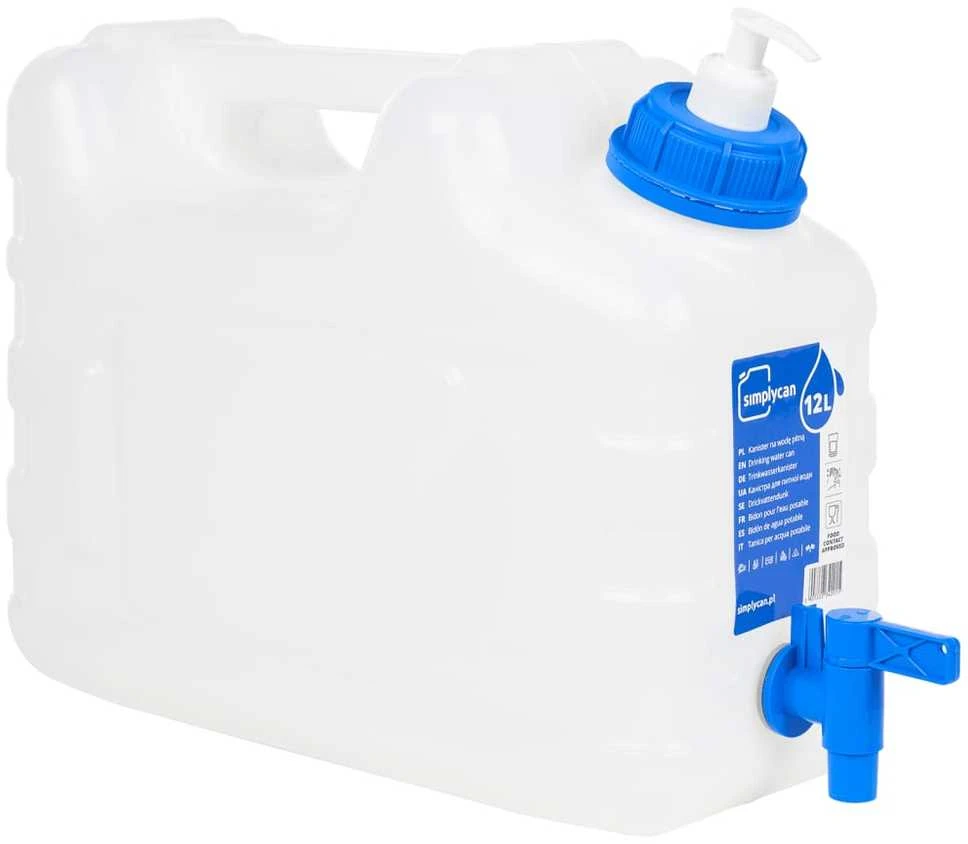 Vandens talpa su čiaupu ir muilo dozatoriumi, 10l, plastikas