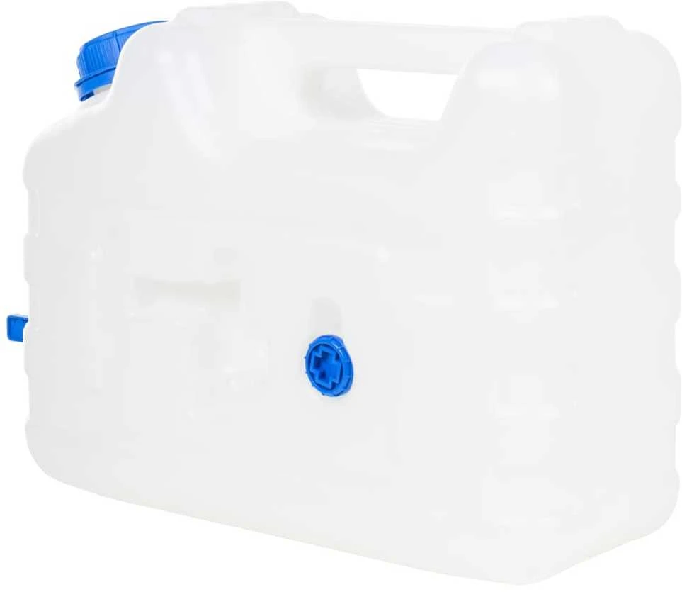 Vandens talpa su čiaupu, skaidri, 10l, plastikas