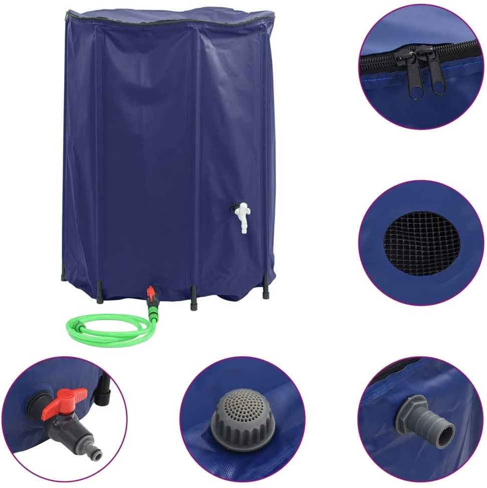 Vandens talpa su čiaupu, sulankstoma, 1350l, PVC