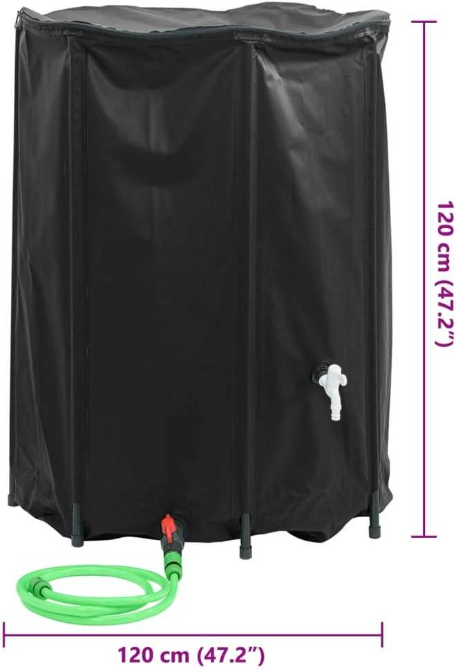 Vandens talpa su čiaupu, sulankstoma, 1350l, PVC