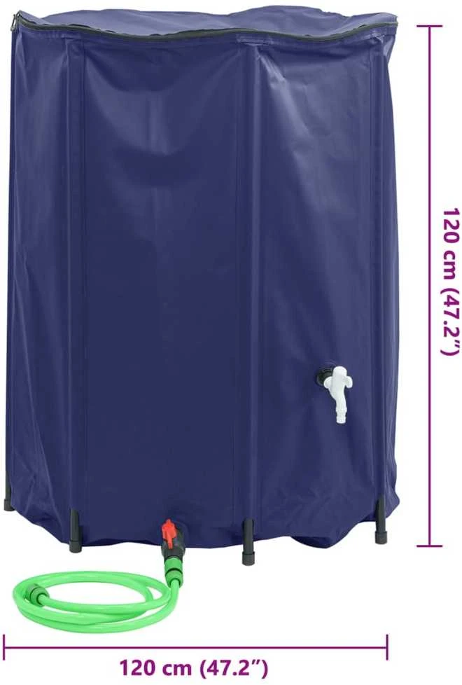 Vandens talpa su čiaupu, sulankstoma, 1350l, PVC