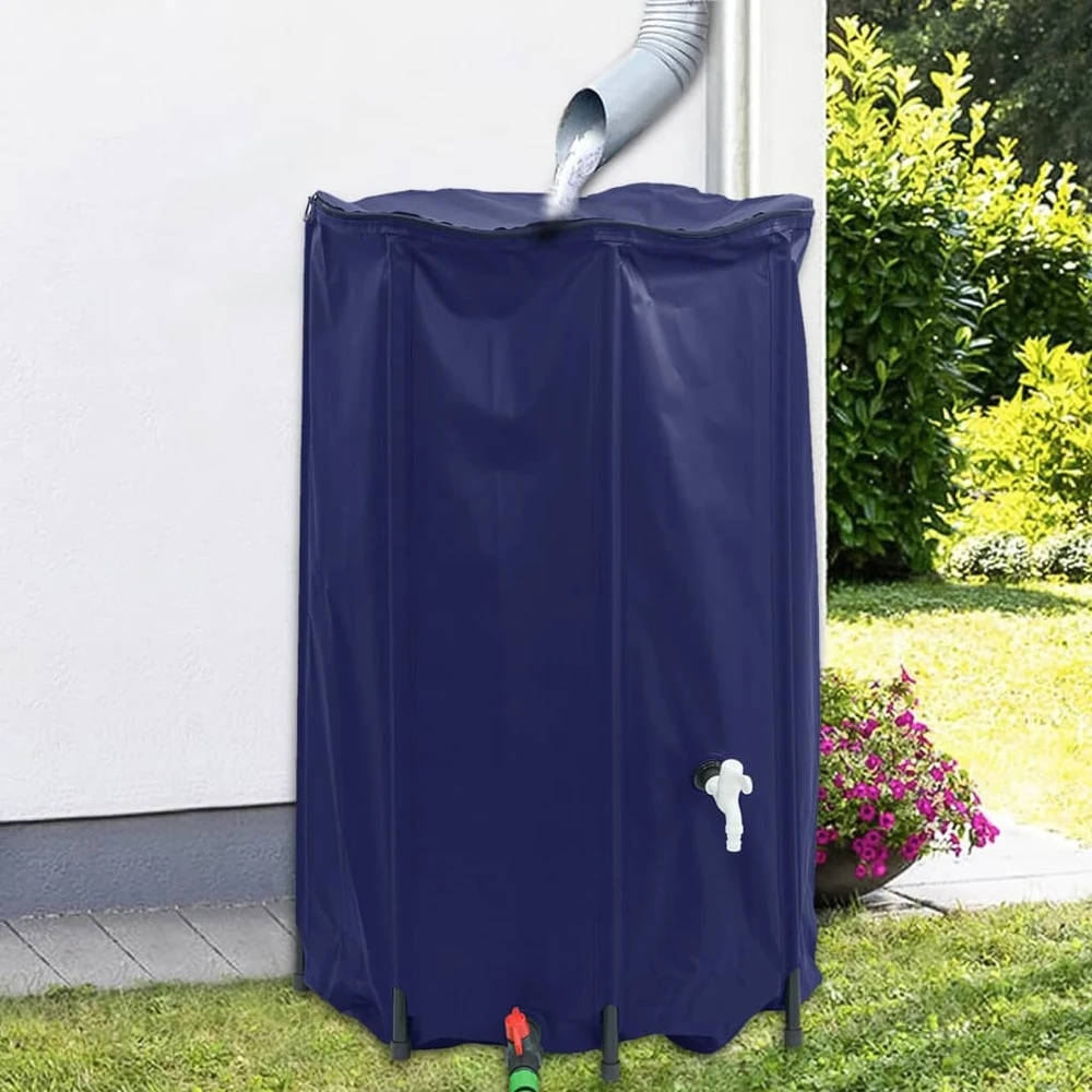 Vandens talpa su čiaupu, sulankstoma, 500l, PVC