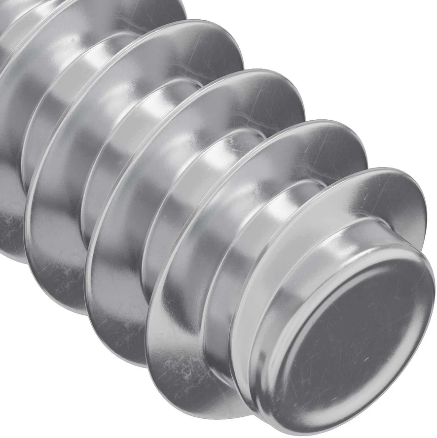 Varžtas 10909 vnt. Sidabrinė M6 x 12 mm Geležis